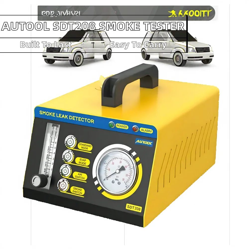 AUTOOL SDT208 Portable Automotive Smoke Machine Leak Detector with ...