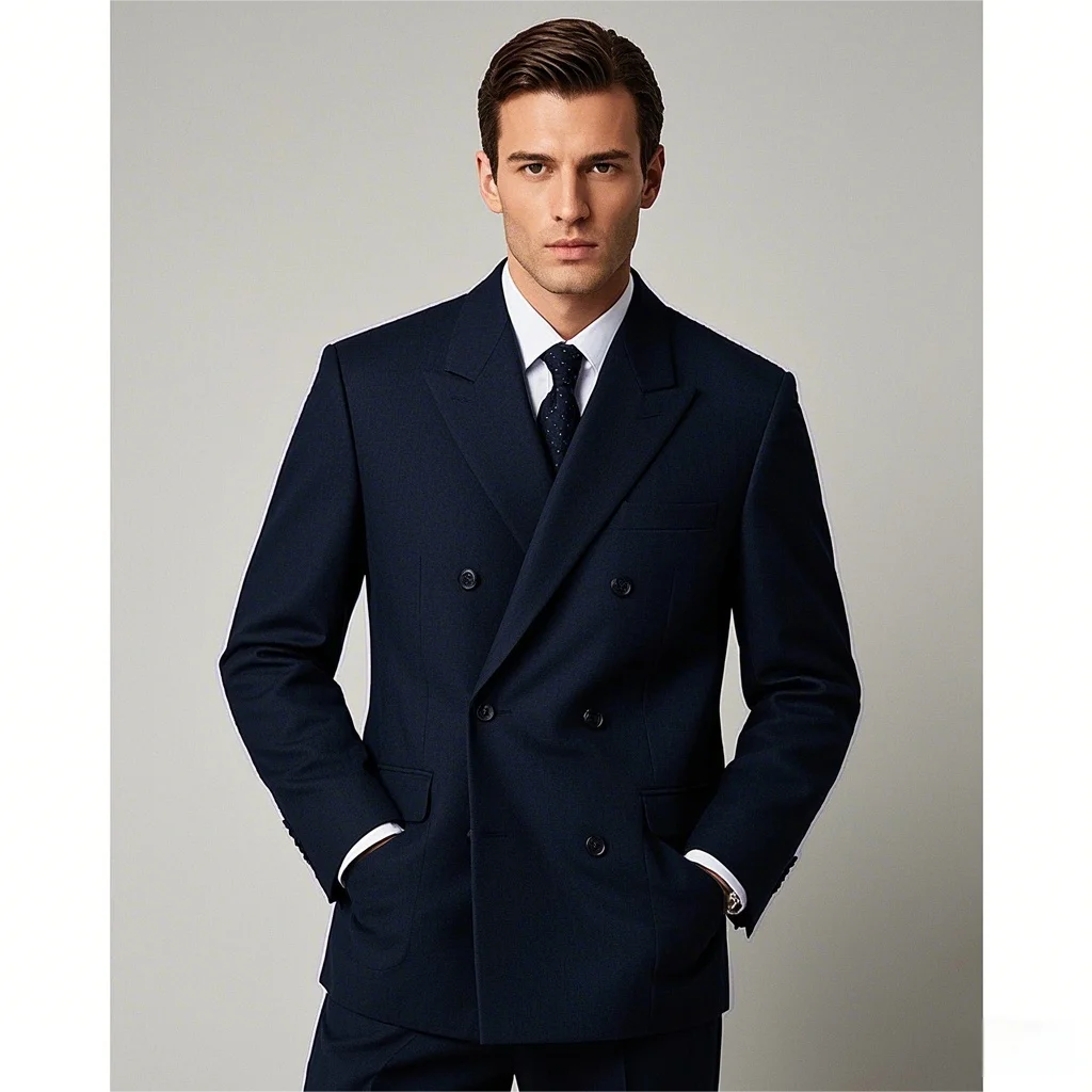 Made To Measure Jackets Modern Solid Foreign Trade Suit Groom Slim Business Men's Suits & Blazer For Men
