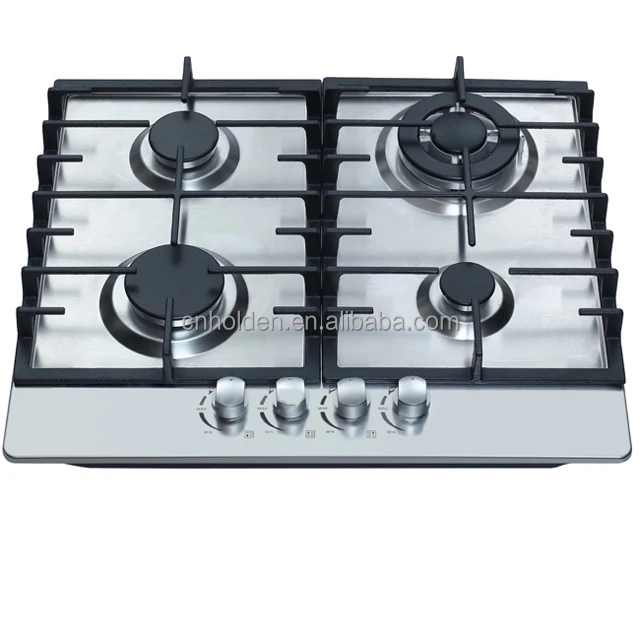 4-Burner Stainless Steel Built-in Gas Hob Home Appliance Auto Ignition Gas Stove