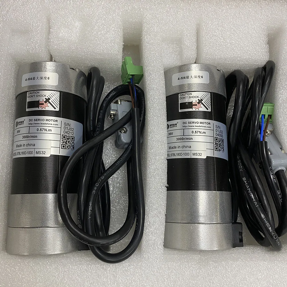 Moteur Pas à Pas Sans Balais DC 57BLF01 24V 63W 3000RPM - Pour CNC, Médical - Avec Driver