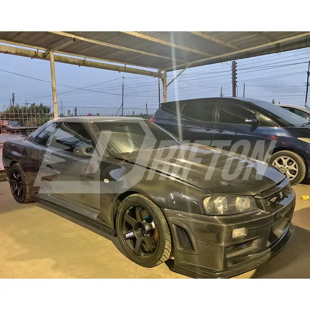 Nismo Z-Tune Style Carbon Fiber Front Fender for Nissan R34 GTR