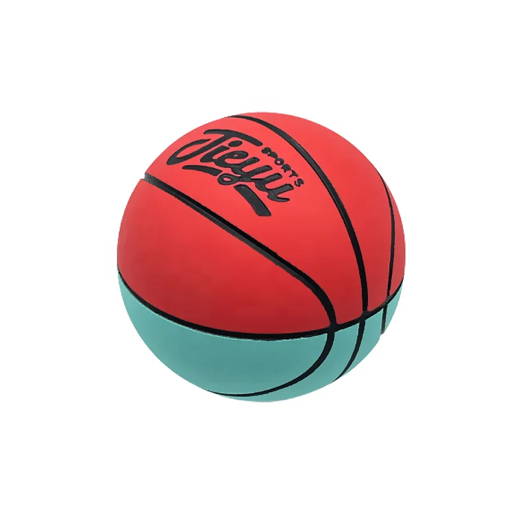 Mini Ballon De Basket Caoutchouc - Diamètre 13 Cm - Gonflable Et Rebondissant - Pour Enfants Et Plage - Sans Pompe Ni Aiguille