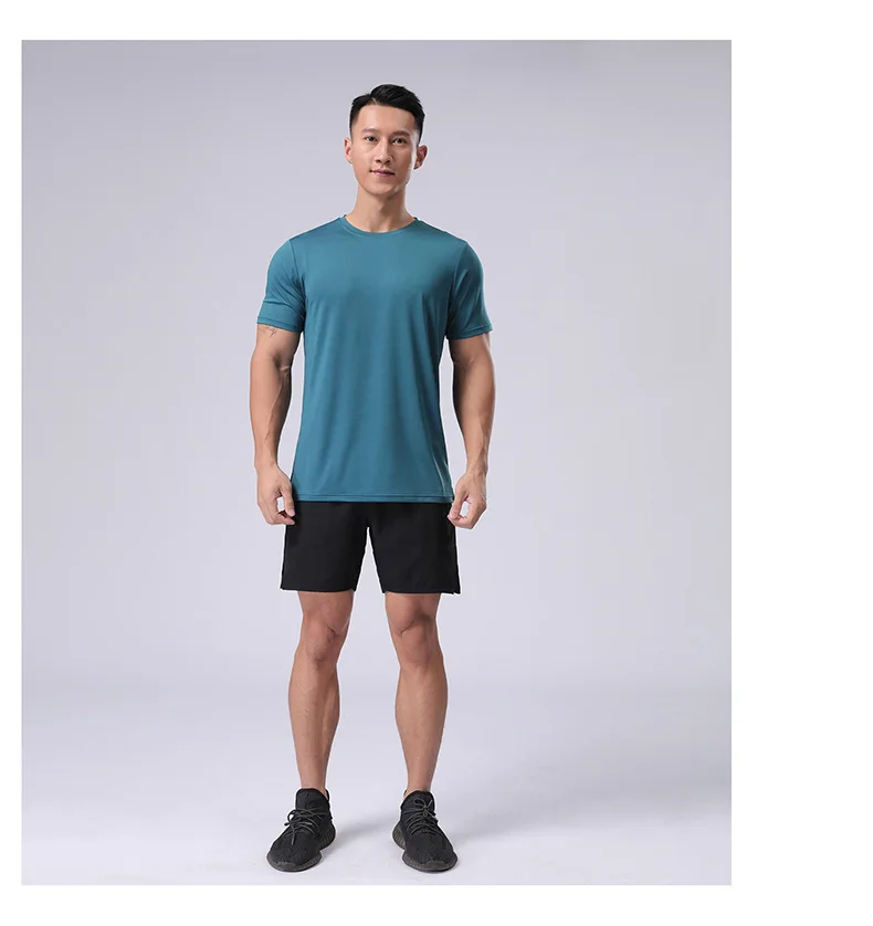 Hot Sale Quick Dry Short Sleeve Fitness Workout T Shirt Sports Casual