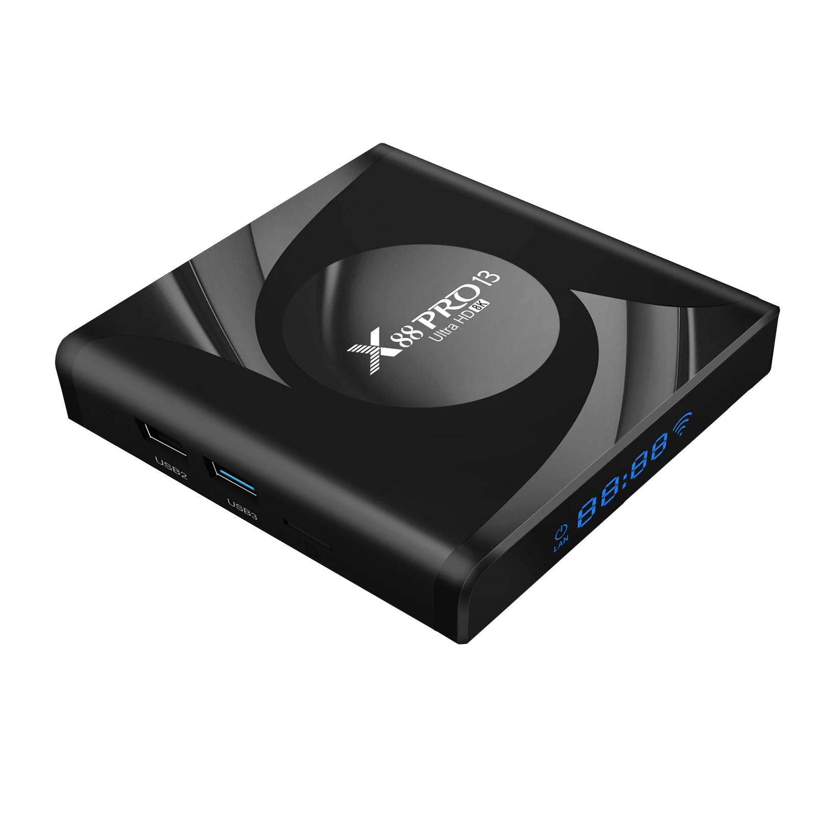 X88 13 Android Smart Box Latest Model Amlogic S905 8K Dual System Wifi TV Box with Mobile Phone for Bluetooth Support Set-top Bo