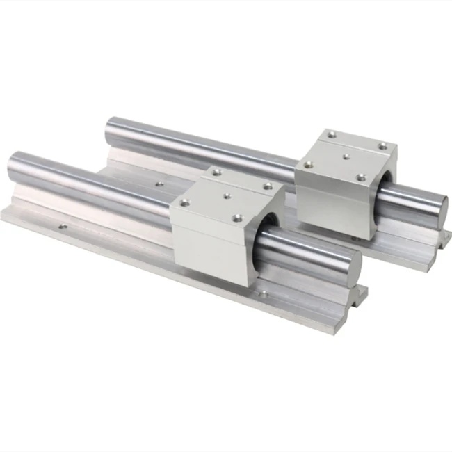 SBR20 CNC Round Linear Guideway with 2 Set SBR20-1200mm Linear Guide Rail