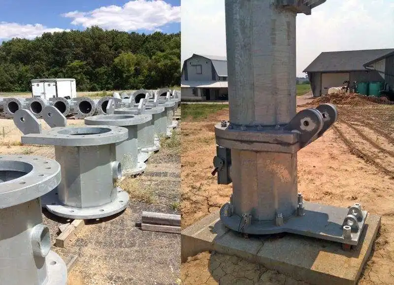 Tiltable Poles,Cctv Camera Pole,Monopole,Tilt Down Hinged Pole Buy