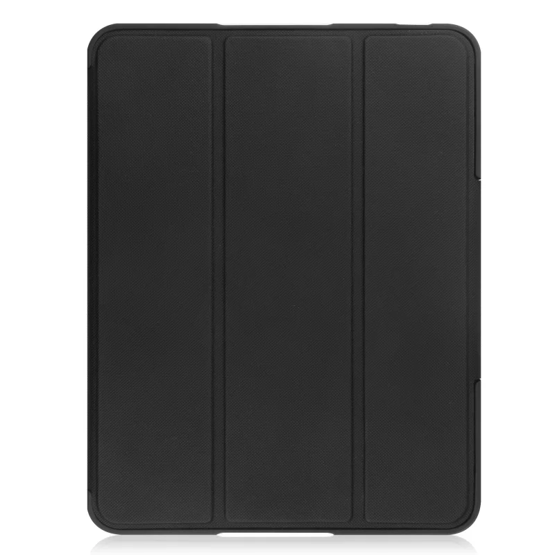 product wholesale oem premium pu leather tri fold stand smart cover for ipad air 11 auto wake sleep book style folio case with pen slot-7