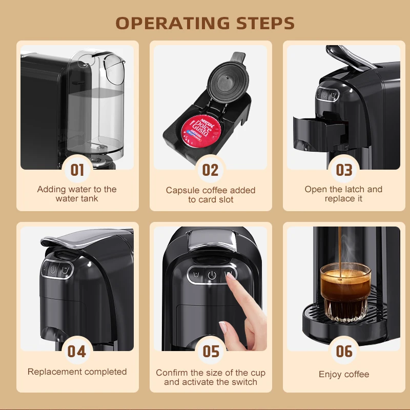 3IN1 Coffee Maker - Versatile & Eco-Friendly Espresso Machine