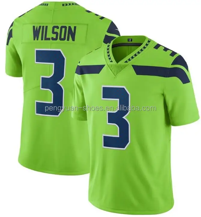 Wholesale Seattle Jamal Adams Jersey 3 Russell Wilson 24 Marshawn