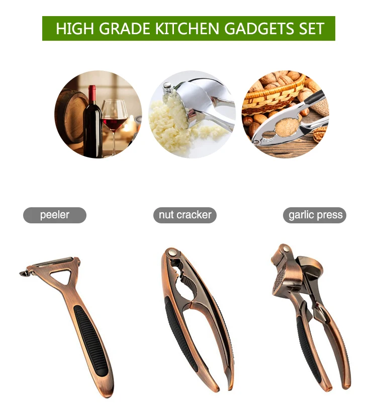 Classic Multifunction 5 Piece Metal Kitchen Gadgets Combination Tools
