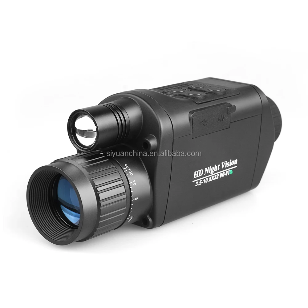 Bestguarder  3.5-10.5x32 Wifi Digital Night Vision Monocular  Hunting Camera with 350M Identification Range