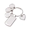 Conjunto de 3 círculos-1 corazón-1 rectángulo