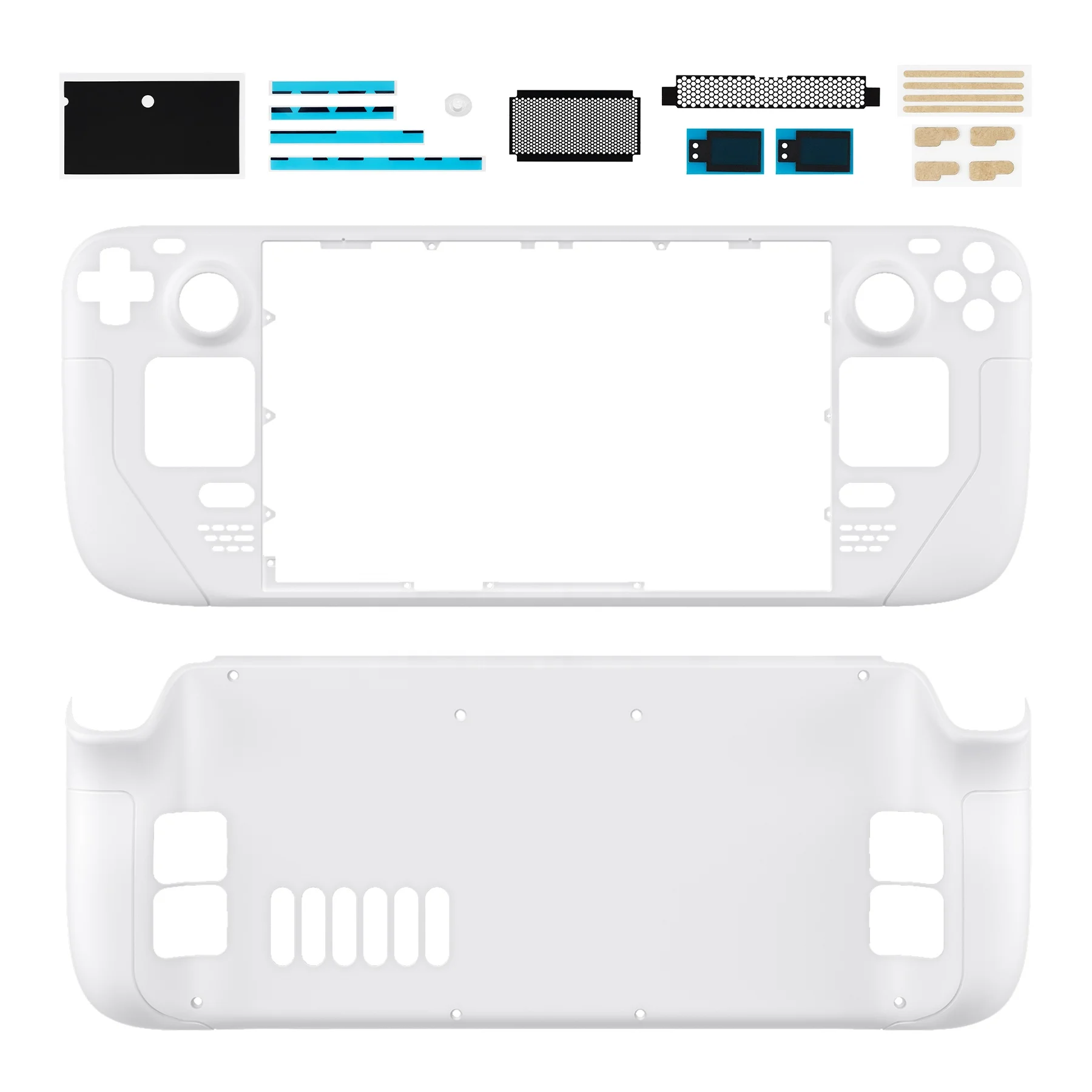 Extremerate White Replacement Faceplate for Steam Deck