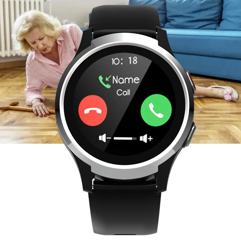 Fall Alarm Watch Best Smartwatch For Fall Detection 4G Elderly