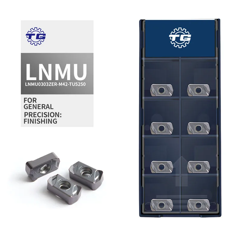 تي جي LNMU0303ZER-M42-TU5250 إدراج كربيد قابل للتخصيص لآلة الطحن CNC مناسب للأجزاء العامة مع دعم OEM