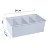 Boîte blanche avec couvercle transparent