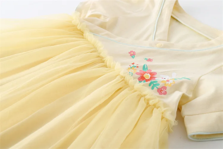 custom print girls circle skirt wholesale children clothing girls frock skirt tulle for kids dresses