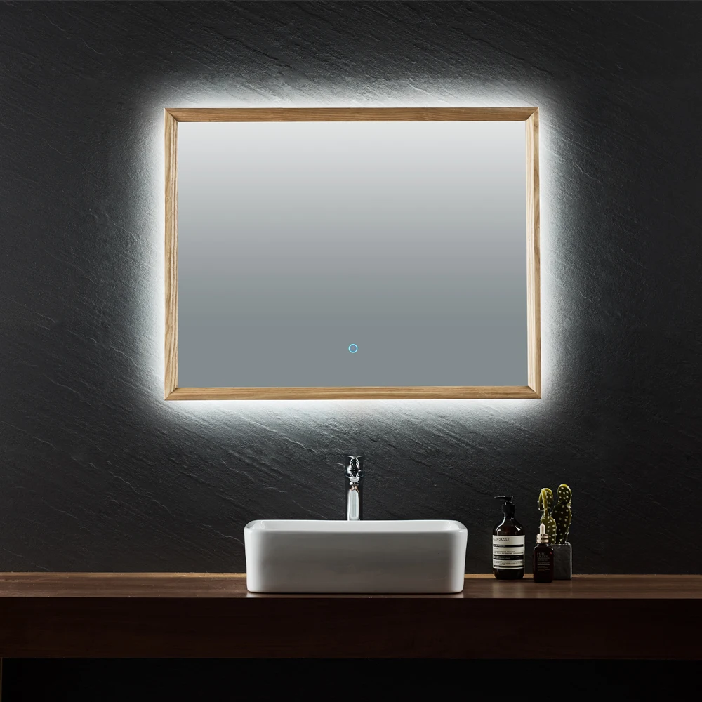 Modern Home Decor Round Shape Led Light Smart Bathroom LED Mirror