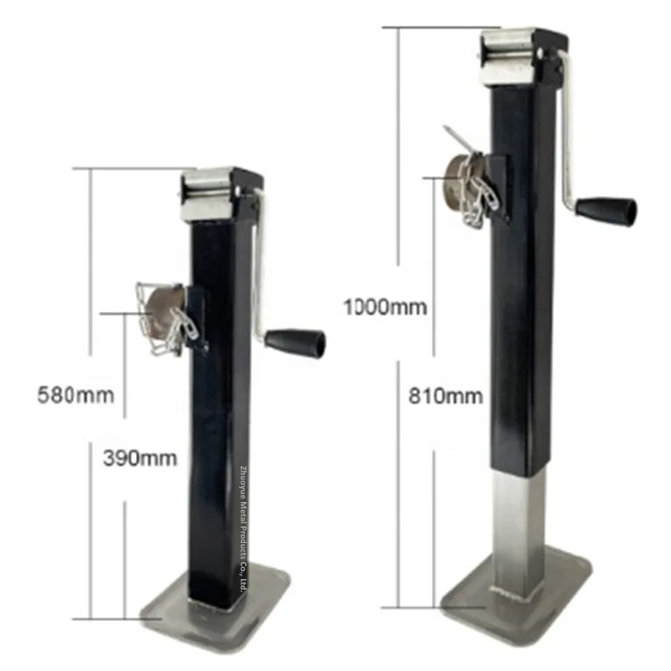 Заводская цена, 5000 фунтов, домкрат прицепа, сверхмощные боковые ветровые черные опорные ножки прицепа