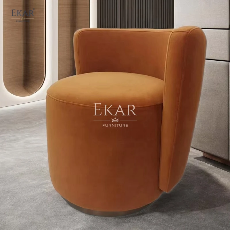 product modern round leather chair stylish comfort bean bag for contemporary living spaces and bar leisure design-62