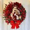 Red 40cm christmas wreath