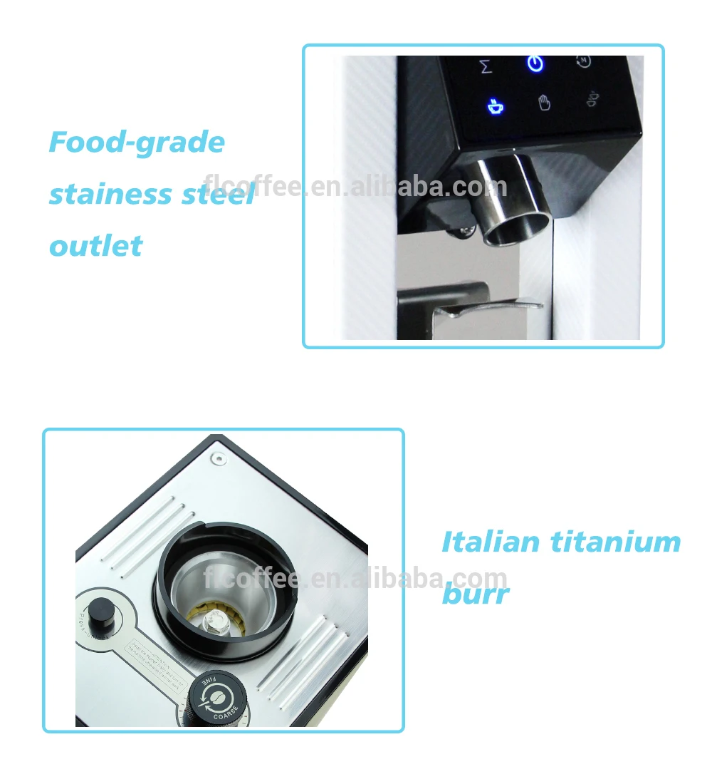 New Design Commercial Automatic Coffee Grinder With Digital Scale By