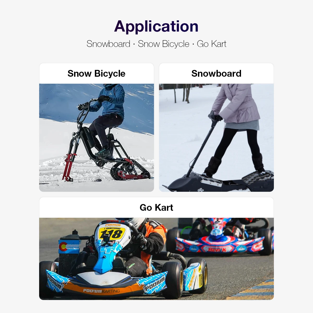 250KV 6000W 16000 RPM Brushless DC Motor for Electric Bike Skateboard and Go Cart