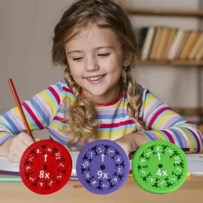 Wholesale Digital Gyroscopes Spin Fidget Spinner Mathematics Arithmetic Decompress Puzzle Gear Spin Add Subtract Multiply Divide