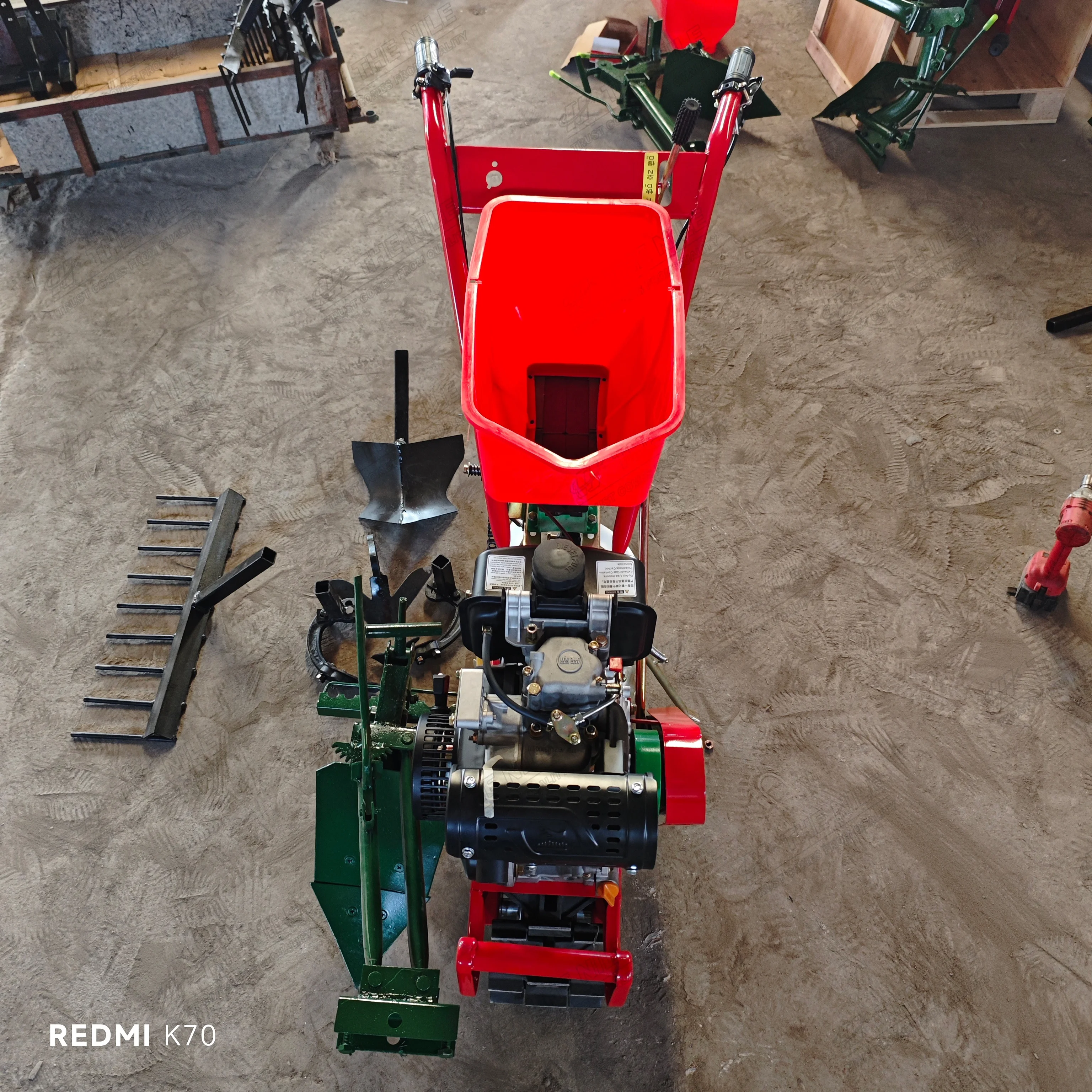 Chain Type Powerful Rhino Powerful 10hp Tiller in Kenya