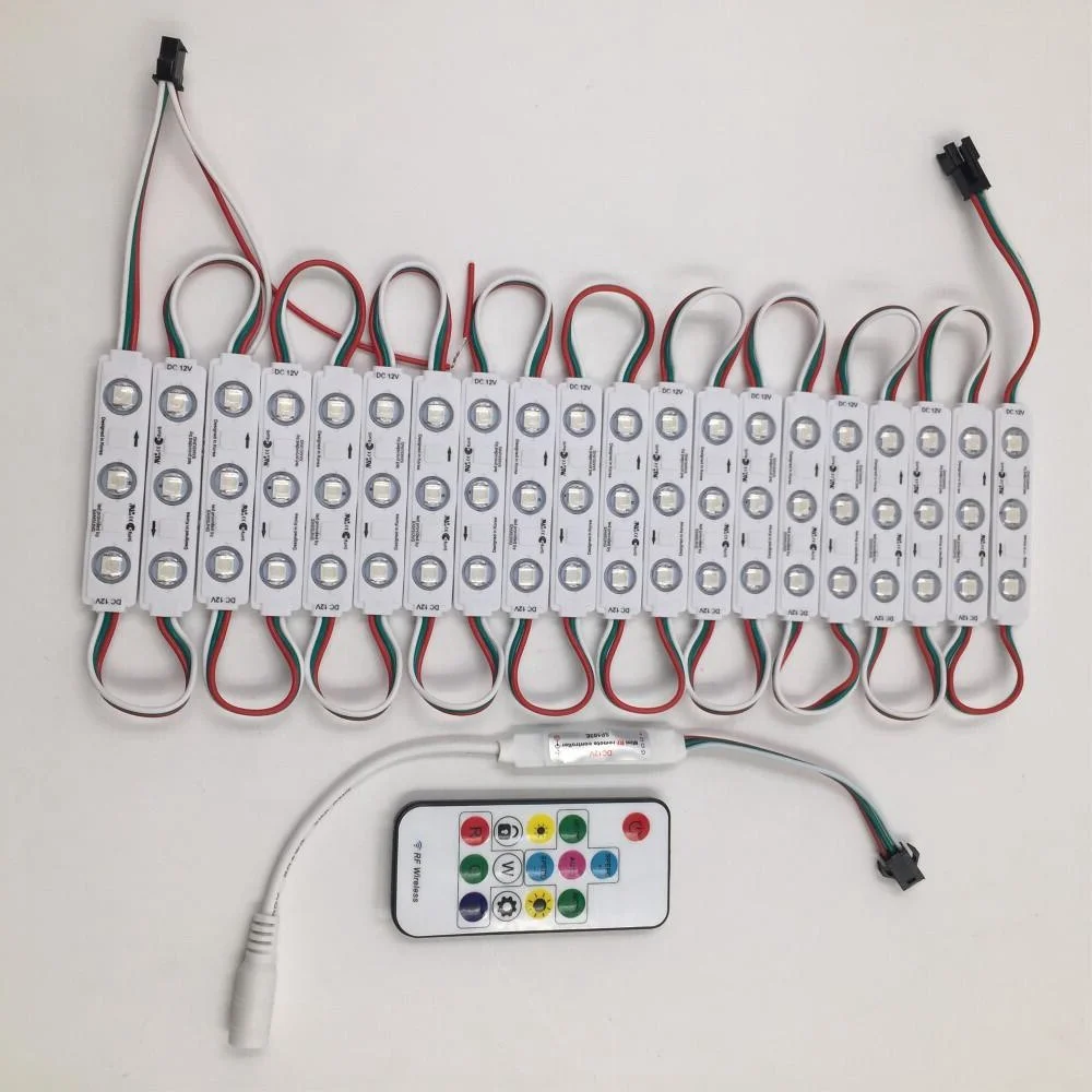 DC 12V CE RoHS Backlight Channel Letter Sign Board Lens Pixel WS2811 1903 High Quality 5050 Injection RGB LED Module