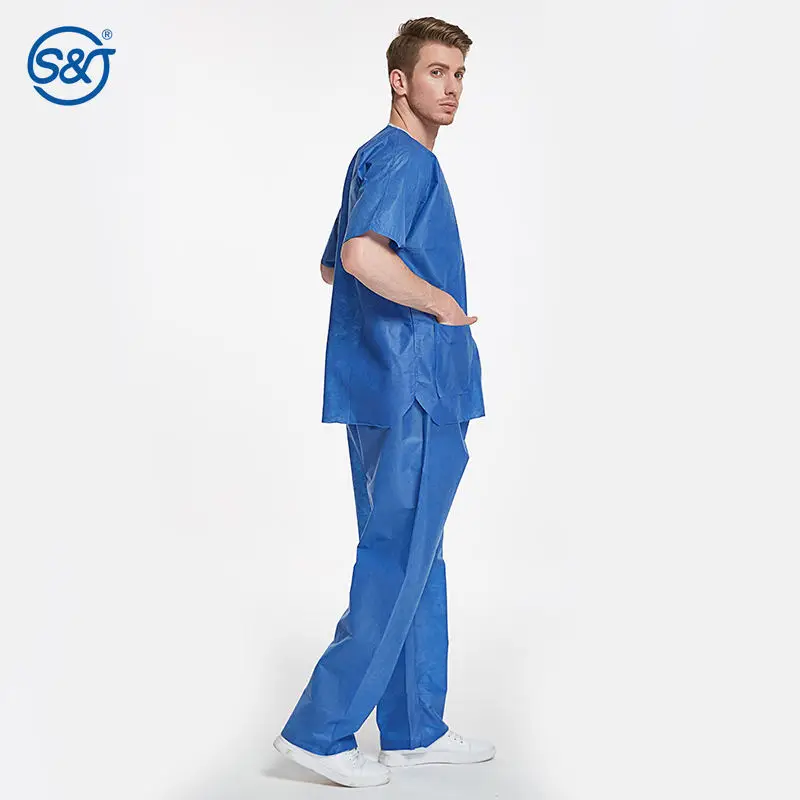 SJ Surgery Gowns AAMI Level 1/2/3/4 Hospital Uniforms Sterile Disposable Surgical Gown