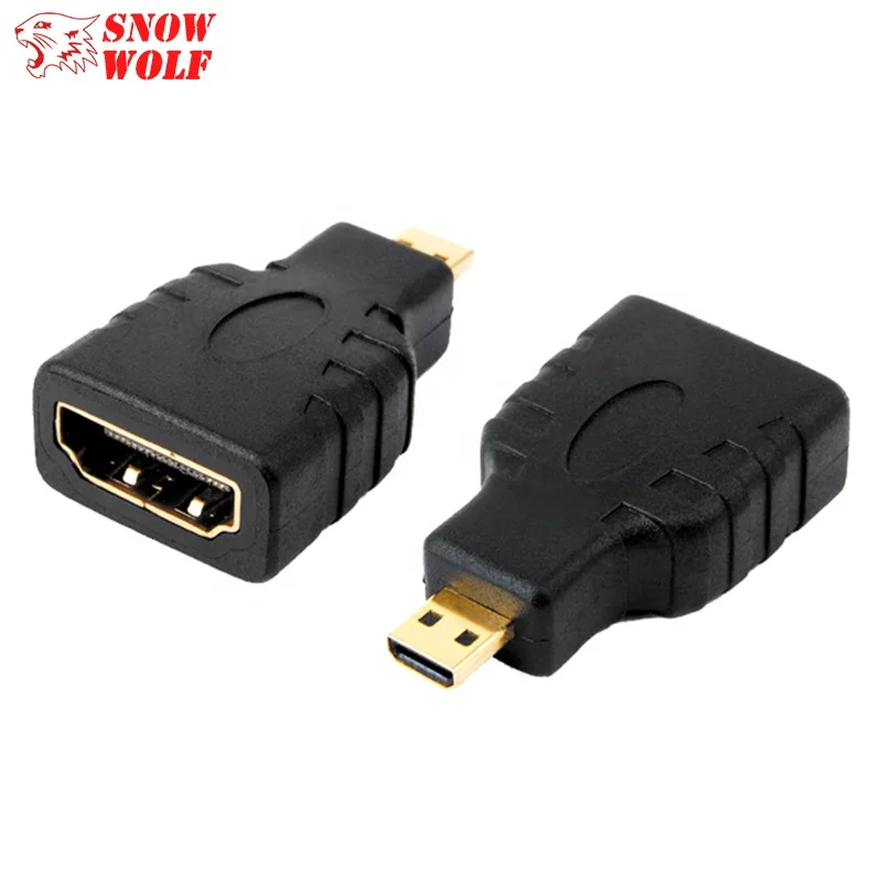 Gold Plated Hdmi A Female To Type D Male Connector 4k Micro Hdmi Adapter Male To Female For Lenova Yoga,Asus - Buy Micro Hdmi Adapter,Micro Hdmi To Hdmi Adapter,Hdmi Female To