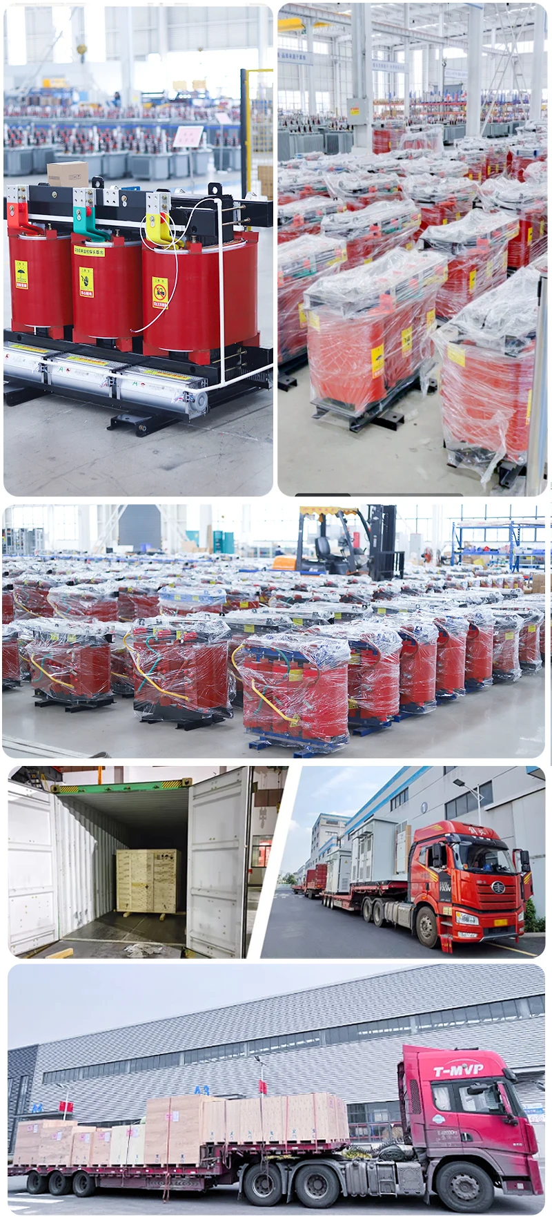 High-Quality 3 Phase 10KV to 400V Step Down 500KVA Power Dry Type Electric Transformer 6