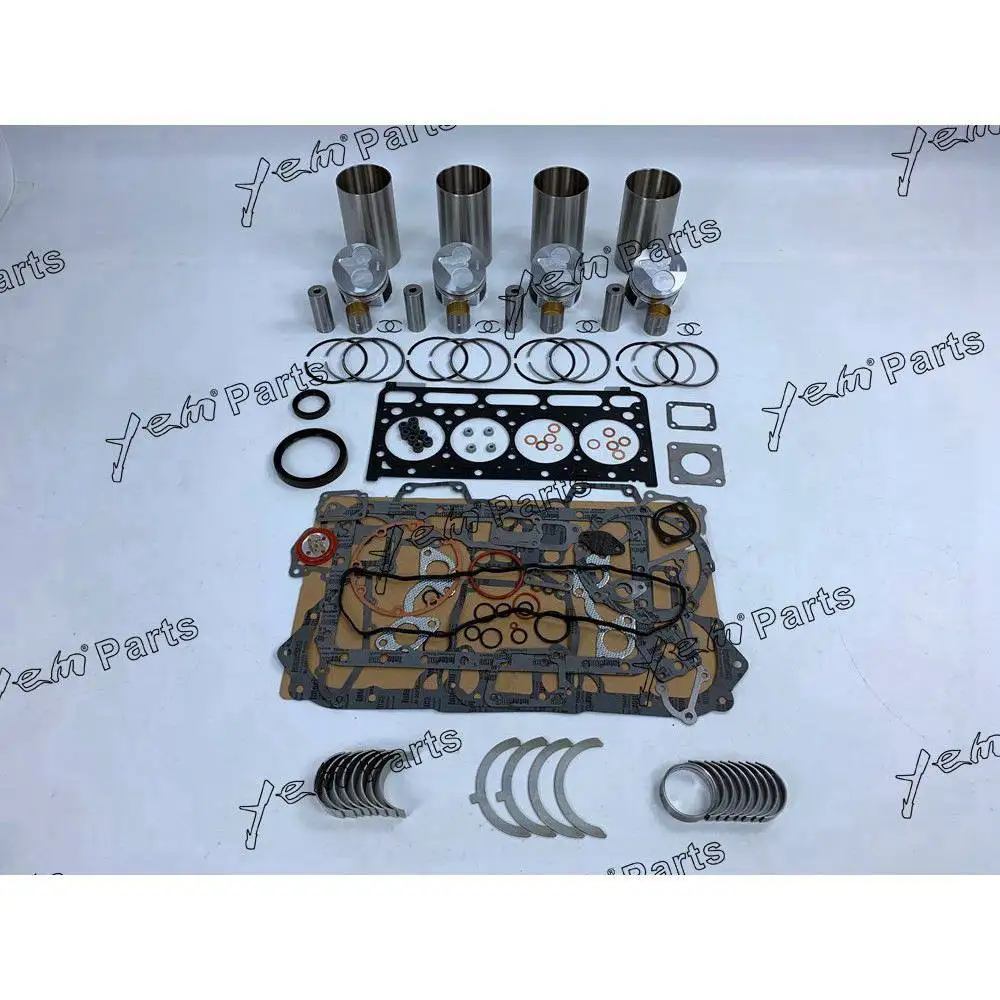 V2403 Overhaul Rebuild Kit With Engine Bearings Gasket Set for Kubota Diesel Engine 3