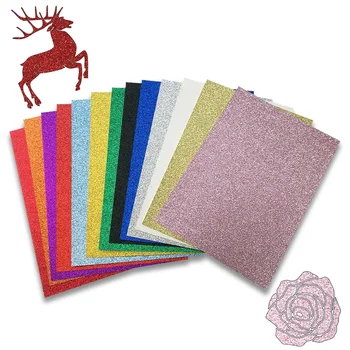 Wholesale Glitter Paper Stock Glitter Cardstock 320gsm A4 39sheets/bag ...