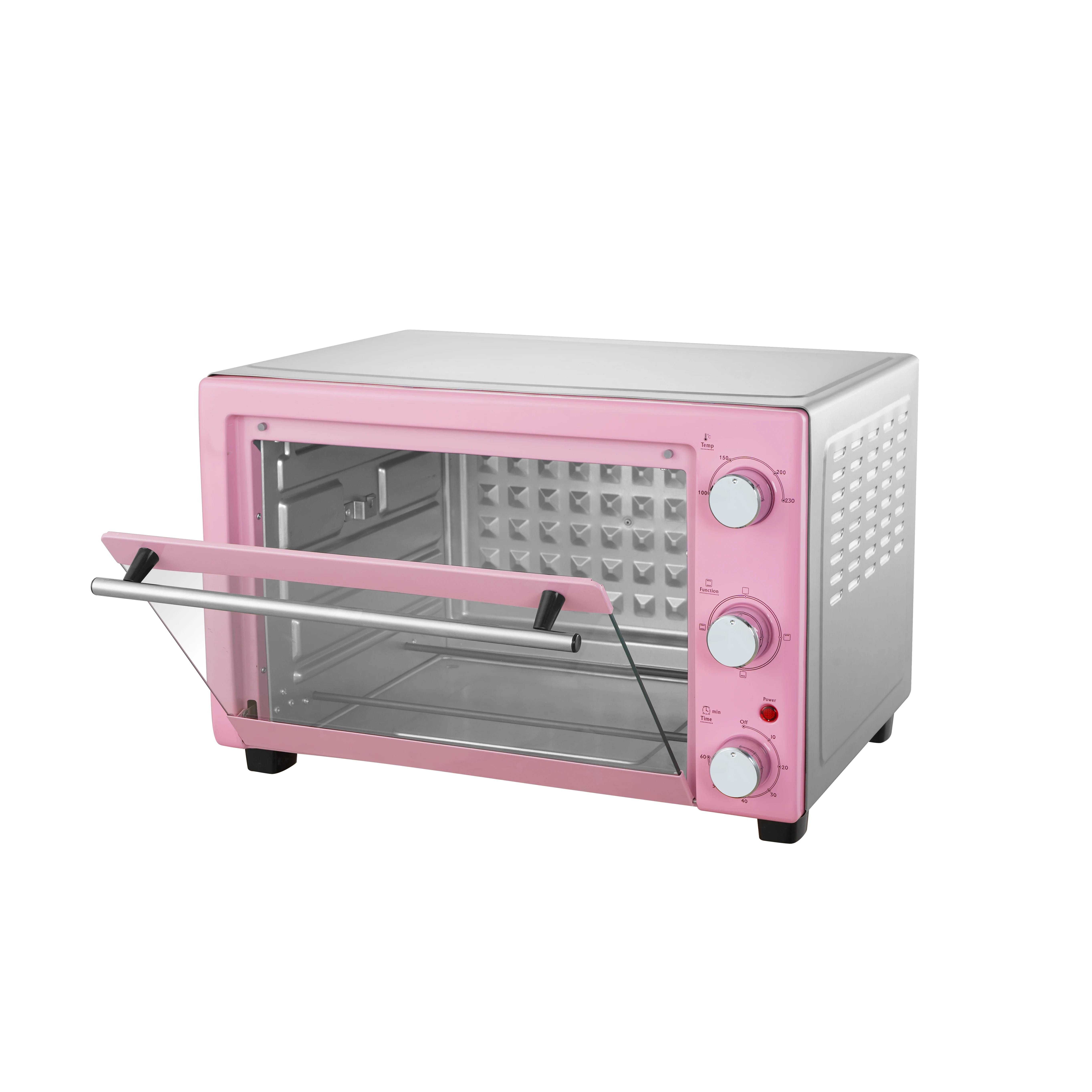  SUSOSU Microwave Oven 15L Electric Oven Household Baking Small  Mini Oven Multifunctional Baking Oven with 60min Timing Adjustable  Temperature 1200W (Color : Pink) : Home & Kitchen