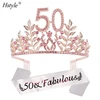 50 cumpleaños rosa