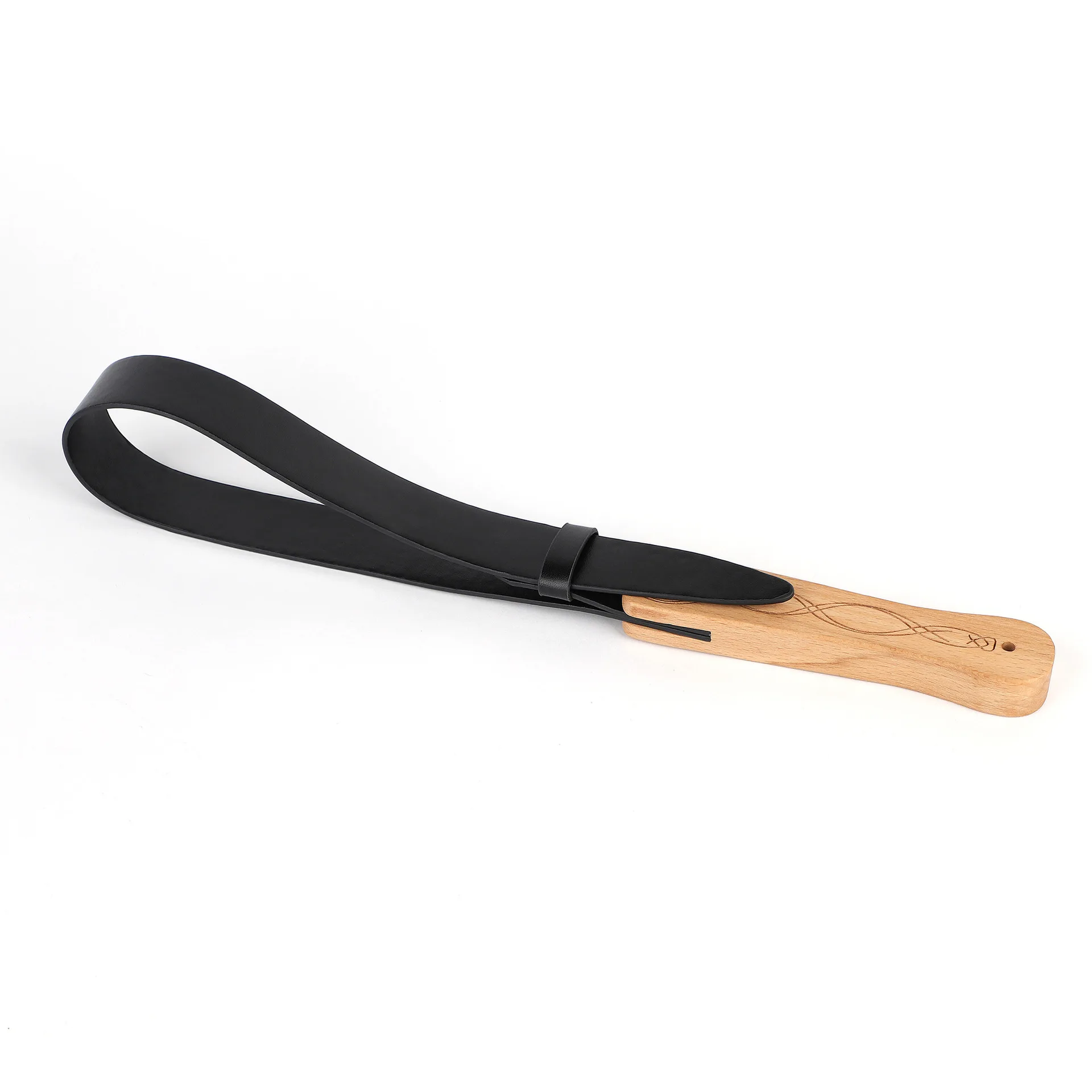 BDSM Play Game SP Conditioning 119 G Real Leather Horse Whip with Wooden Handle Couples Sex Toys for Erotic Props Bondage Gear