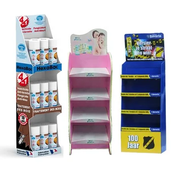 Custom supermarket Floor PVC Acrylic Display Stand for food Phone coffee cosmetic cardboard display stand racks