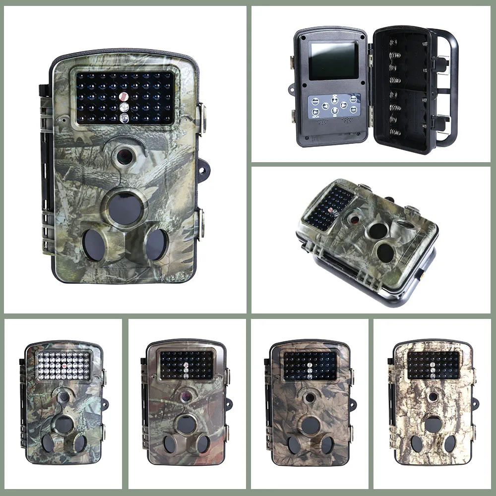 Zecre 1080P 12MP Hunting Camera With Night Vision IP56 Waterproof Scouting Trail Cam for Hunter Use