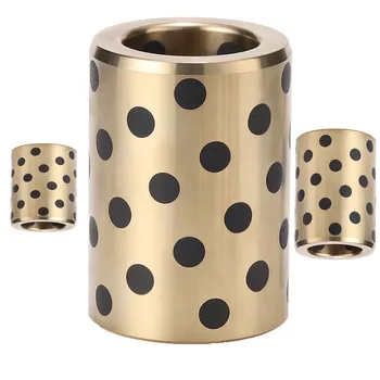 Customizable Graphite Copper Sleeve Bushing Self-Lubricating Wear-Resistant Brass Oil-Free Bearing Processing Machining Services