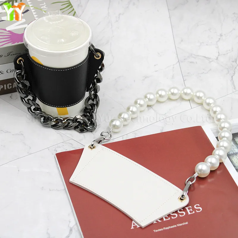 Champagne Sleeve  Coffee Cup Sleeve with Chain – Coffee & Chains