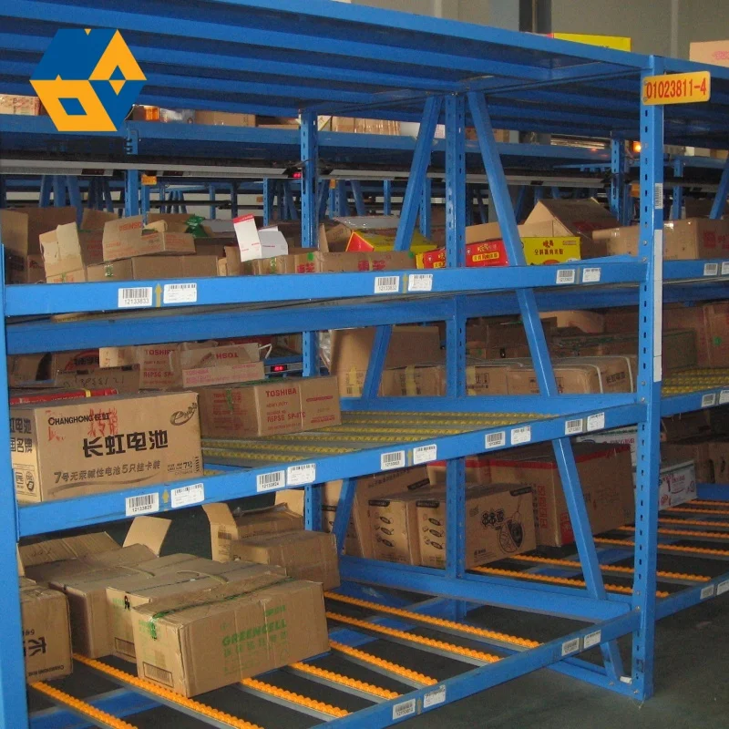 NOVA Steel Storage Shelving With Gravity Carton Flow Rack Feature Roller Warehouse Rack