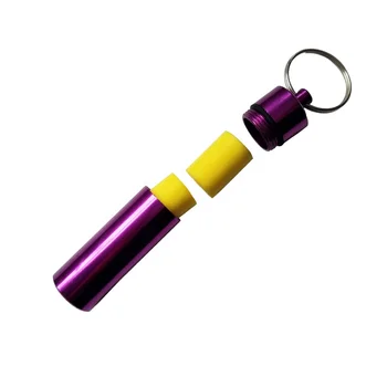 Aluminium Tube P10 Metal Case Container Canister Hearing Protection Earplugs Storage Solution