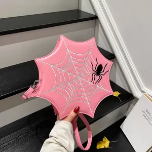 A Niche Spider Pattern Handbag for Women New Creative Design Crossbody Bag PU Leather High-quality Shoulder Bag