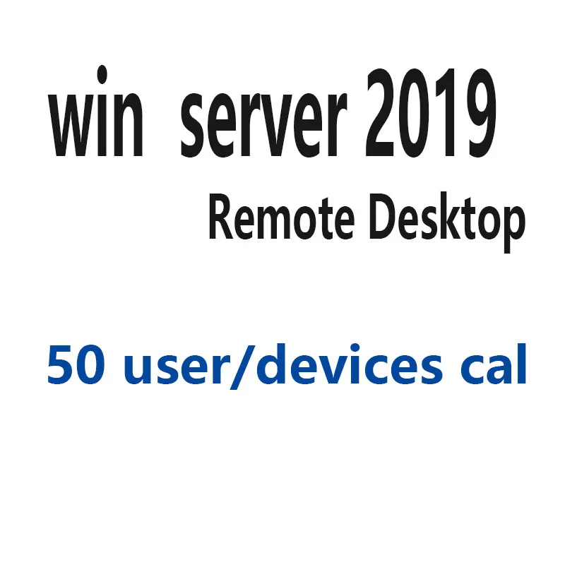 Win Server 2019 Rds 50 User/devices Win Server 2019 Remote Desktop 50