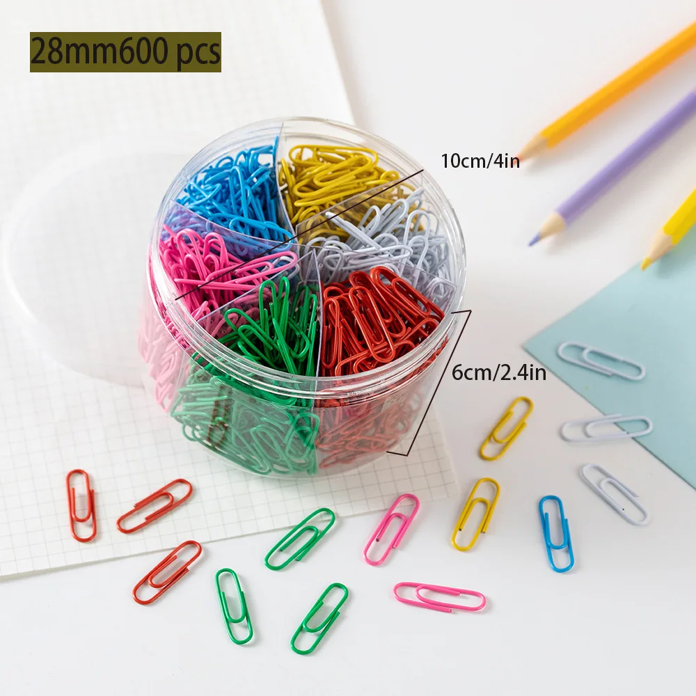 Hot Wholesale Custom Logo Reusable Colorful Paper Clips in Office Stationery Promotional Business Gifts