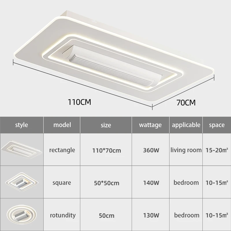 Ceiling Fans, LED, 6-Speed - detail 30