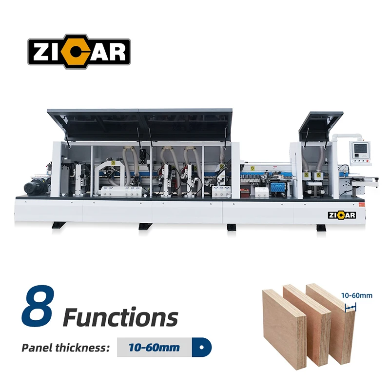 Машина для облицовки кромок с полной прямой линией ZICAR автоматическая Малазийская машина изготовления
