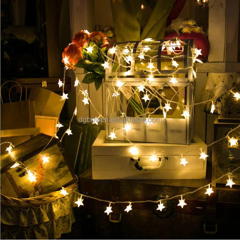 花环照明婚庆家居室内装修3米diy铜线灯led星光灯串 Buy 铜线灯led颗灯串 Led灯串明星铜线字符串 Led颗灯串usb仙女灯